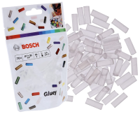 Sticks Colla Trasparente per Penna Incollatrice Bosch Gluey Pen 70 pezzi 7x20 mm 2608002004