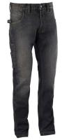 Pantalone Jeans Stone Diadora Utility Art 159590 Stretch Grigio Denim 5 Tasche Con Portametro