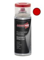 Pellicola Spray Vernice Removibile Colore Rosso per Wrapping Carrozzeria Ambro-Sol 400ml