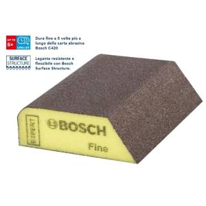 Spugna Abrasiva Grana Fine Sagomata Multiprofilo per Carteggiare Bosch Expert S470 2608901168