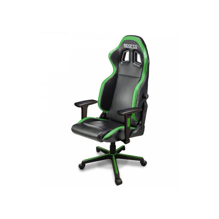 Sedile ufficio sparco sedia gaming icon con braccioli colori verde, blu,  rosso, nero r100s Online