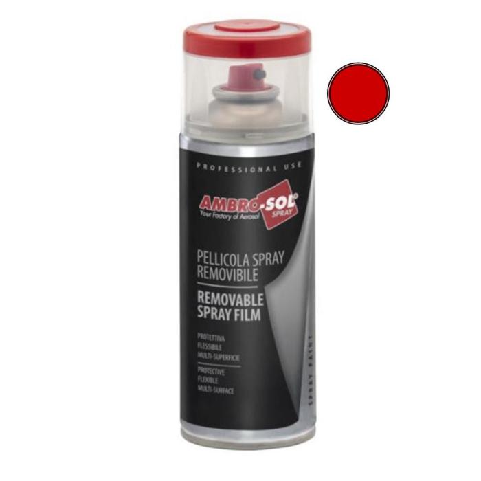Pellicola spray vernice removibile colore rosso per wrapping carrozzeria  ambro-sol 400ml Online