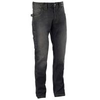 Pantalone Jeans Stone Diadora Utility Art 159590 Stretch Grigio Denim 5 Tasche Con Portametro