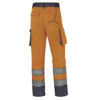 Pantalone da Lavoro Lungo Alta Visibilit&agrave; DeltaPlus Mod. M2PHV ARANCIONE - foto 1