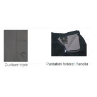 Pantalone invernale da lavoro imbottito con fodera 100% in flanella  DeltaPlus Mod. M2PW2GR - foto 4