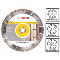 Disco Diamantato Standard for Universal Bosch 230x22,23x2.6x10mm cod. 2608615065 - foto 1