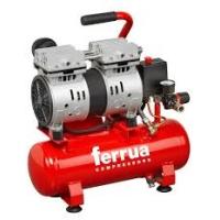 Compressore FERRUA SILTEK Silenziato B2BB104XCE563, 6 Litri, 8 Bar, motore 1HP Oil Free