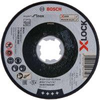 Disco da taglio per Inox X-LOCK Bosch diam.115 mm x 1,6 mm x 22,23 mm taglio dritto cod. 2608619260