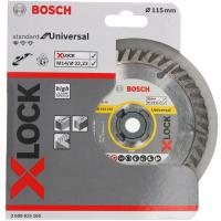 Disco Diamantato Universale Bosch X-LOCK diam.115 mm x 22,23 x 2 x 10, cod. 2608615165 - foto 2