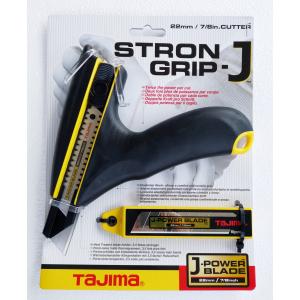 Cutter Professionale di Precisione Strongrip-J Tajima per Materiali Resistenti con 10 Lame di Ricambio DC690-Y1-10