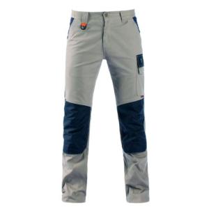 Pantalone Multitasche Lungo da Lavoro Nuovo Mod. Tenerè PRO Colore Beige-Blu