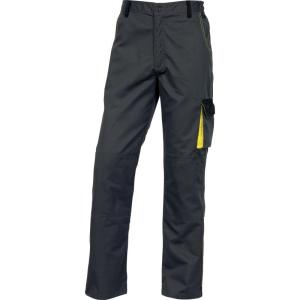 Pantalone da lavoro lungo DeltaPlus Mod. DMACHPAN 5 Tasche + Portametro Grigio-Giallo 