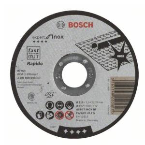 Disco Da Taglio Acciaio Inox Bosch Expert Piano Ø 115 x 1 mm Cod. 2608600545