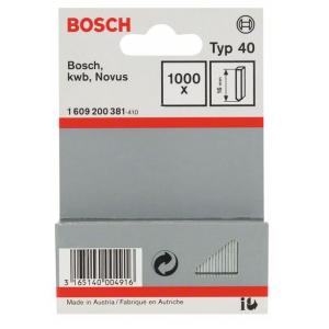 Groppini Tipo 40 16mm Bosch Per Graffatrici Bosch Kwb e Novus art. 1609200381 PZ. 1000