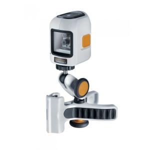 Laserliner SmartCross-Laser Set, laser automatico a linee intersecanti con supporto a morsetto FlexClamp 