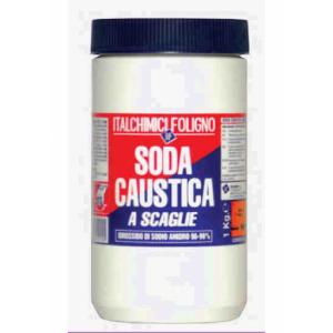 Soda Caustica A Scaglie Idrossido Di Sodio Anidro 1kg. Italchiminici