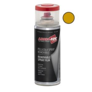 Pellicola Spray Vernice Removibile Colore Oro per Wrapping Carrozzeria Ambro-Sol 400ml