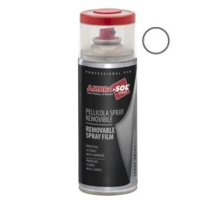 Pellicola Spray Vernice Removibile Colore Bianco per Wrapping Carrozzeria Ambro-Sol 400ml (copia)