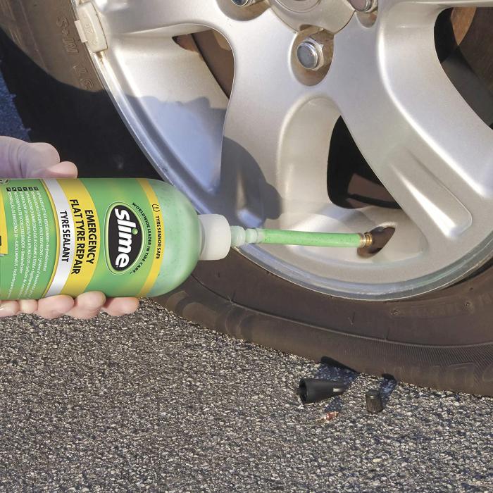 Liquido Sigillante per Riparare e Prevenire Forature Tubeless Slime Auto e Moto SDS-500/06-IN - foto 5