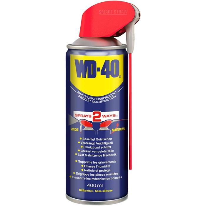 WD 40 Sbloccante multifunzione ml 400 Bomboletta Spray Con Erogatore Doppia Posizione