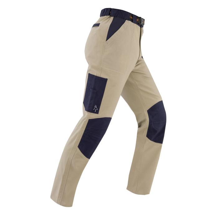 Pantalone Multitasche Lungo da Lavoro Mod. Tenerè Colore Beige-Blu