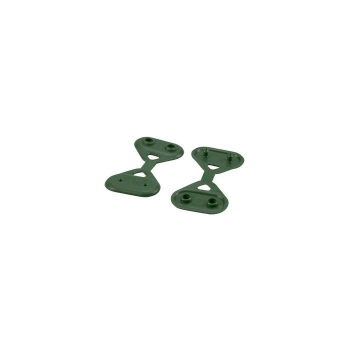 Fissarete Arrigoni Green Button Art.4010VE a Due Perni Conf.da 10 Pezzi