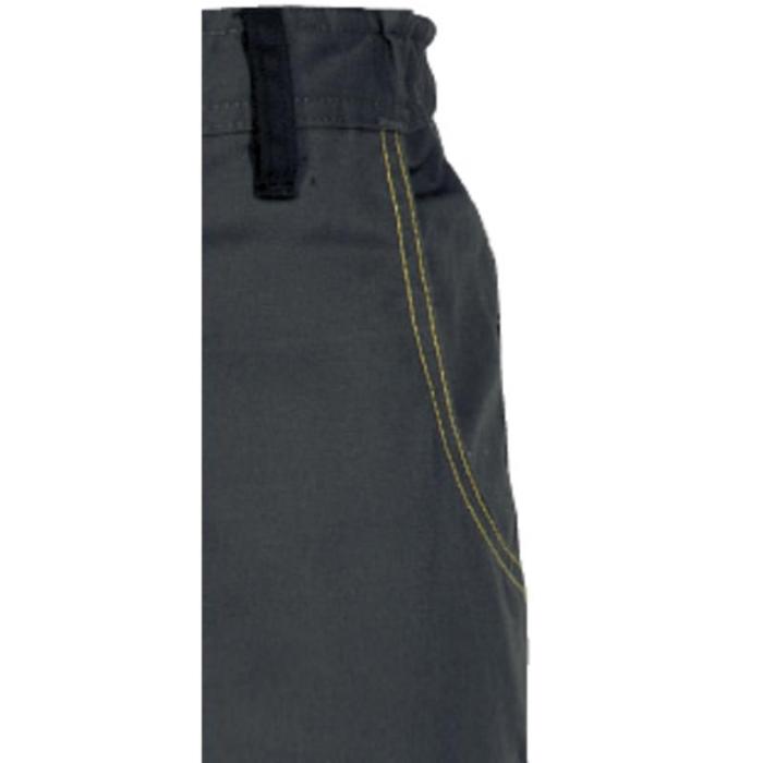Pantalone da lavoro DeltaPlus Invernali Mod. DMACHPAW FODERATO 5 Tasche + Portametro Grigio-Giallo  - foto 3