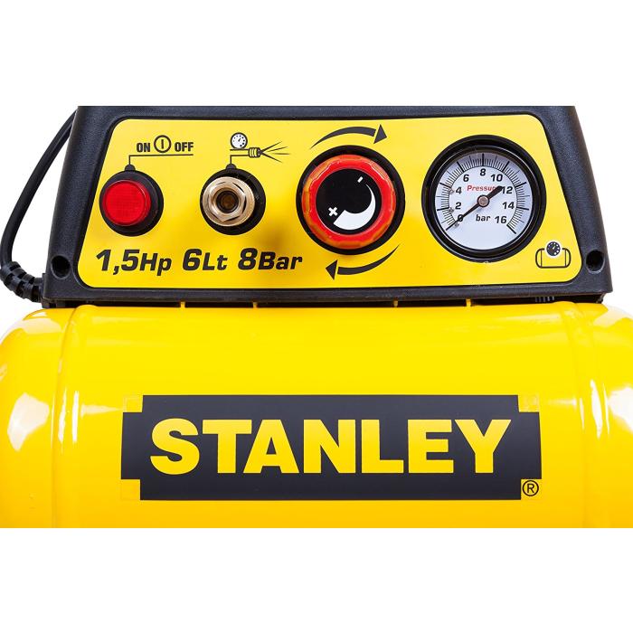 Compressore Portatile Stanley DN 200/8/6 HP 1,5 lt 6  - foto 4
