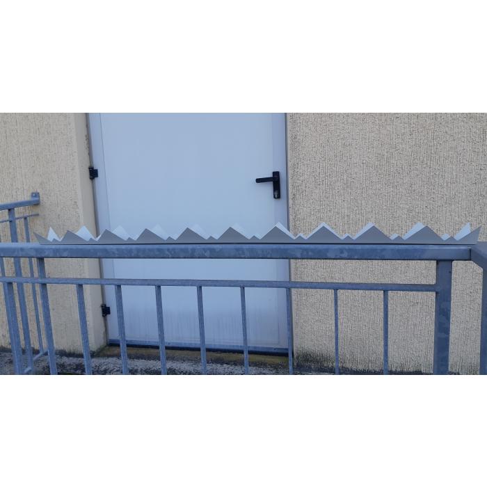 Punte Antiladro Antiscavalco Per Muri Recinzione e Balconi Kit Completo di 6 Barre da mt 1 - foto 3