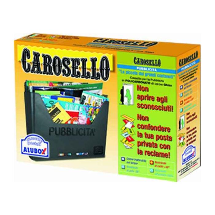 Carosello Cassetta Raccogli Pubblicit&agrave; In Policarbonato Colore Ghisa Alubox  - foto 2
